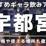 宇都宮でおすすめのギャラ飲みアプリを紹介！料金相場や使える場所なども徹底解説します