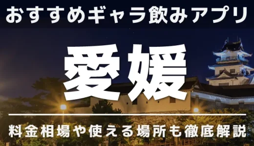 愛媛のギャラ飲みを紹介！料金相場や使える場所なども徹底解説します