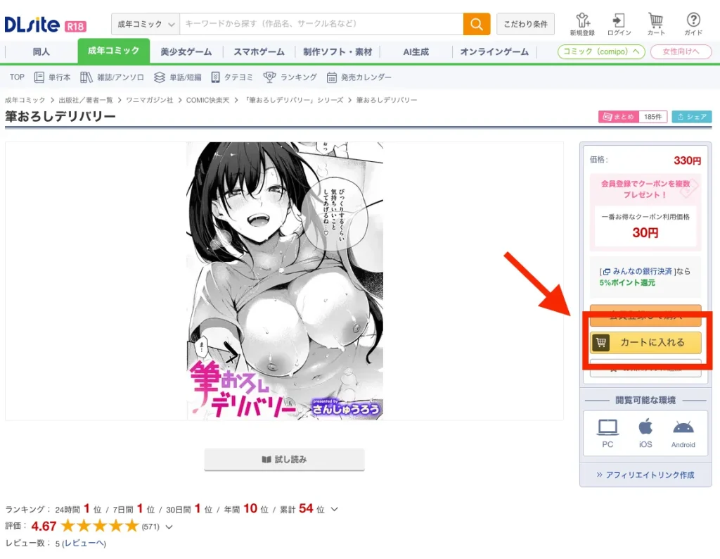 筆おろしデリバリー