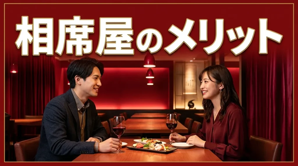 相席屋のメリット 相席屋のメリット