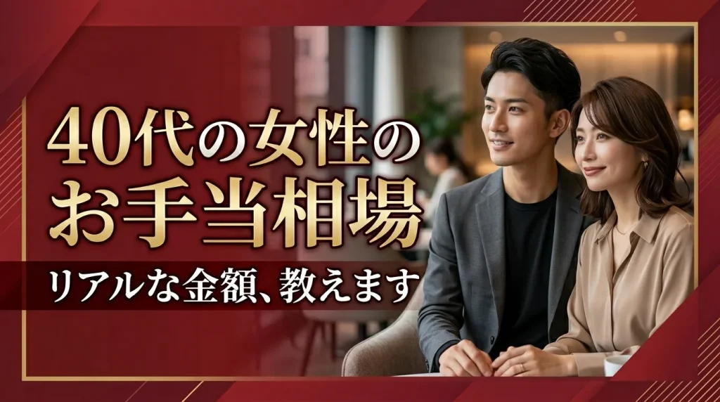 パパ活における40代の女性のお手当相場 パパ活における40代の女性のお手当相場