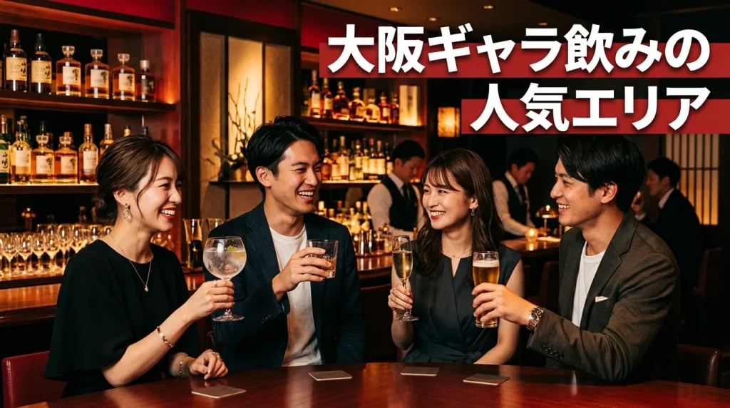 大阪ギャラ飲みの人気エリア