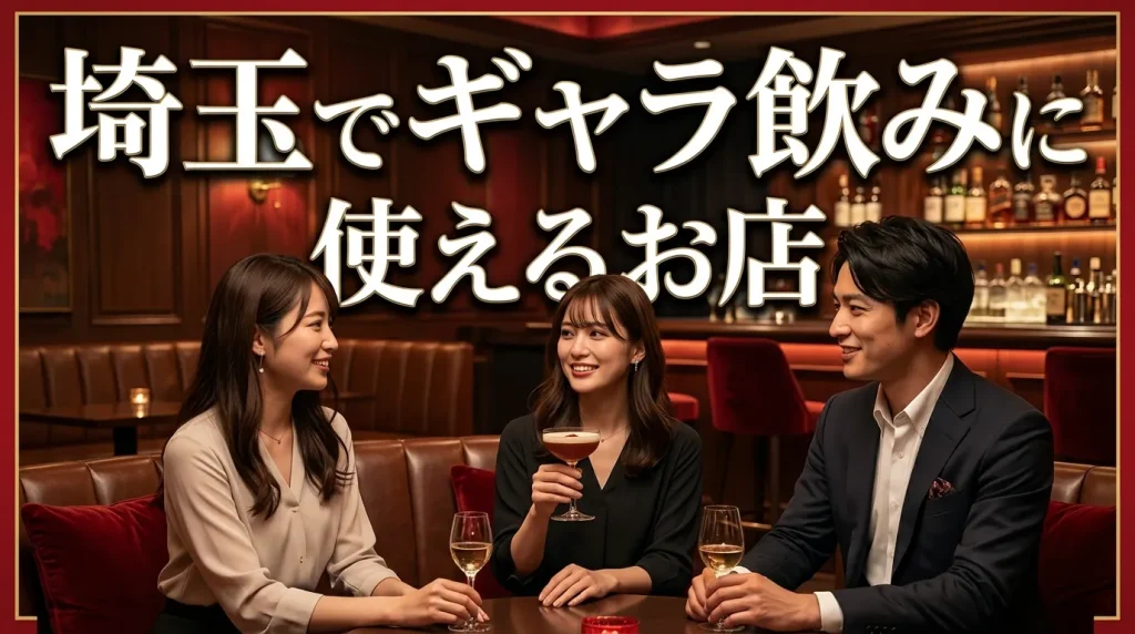 埼玉でギャラ飲みに使えるお店人気おすすめ4選