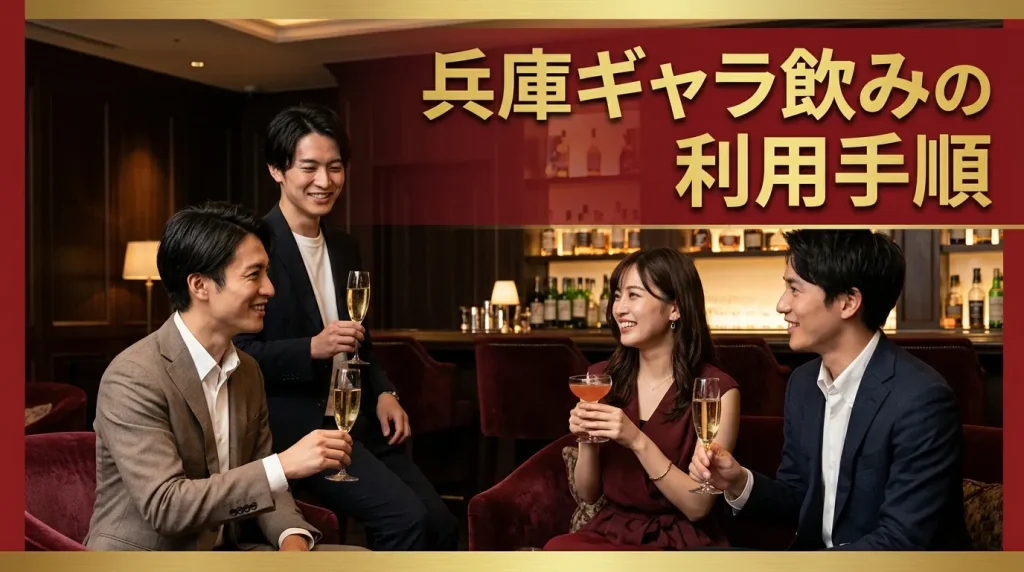 兵庫ギャラ飲みの利用手順 兵庫ギャラ飲みの利用手順