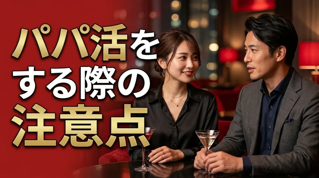 名古屋でパパ活をする際の注意点 名古屋でパパ活をする際の注意点
