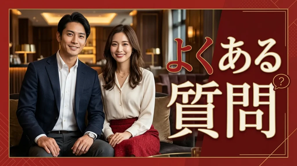 相席屋や相席ラウンジに関するよくある質問 相席屋や相席ラウンジに関するよくある質問