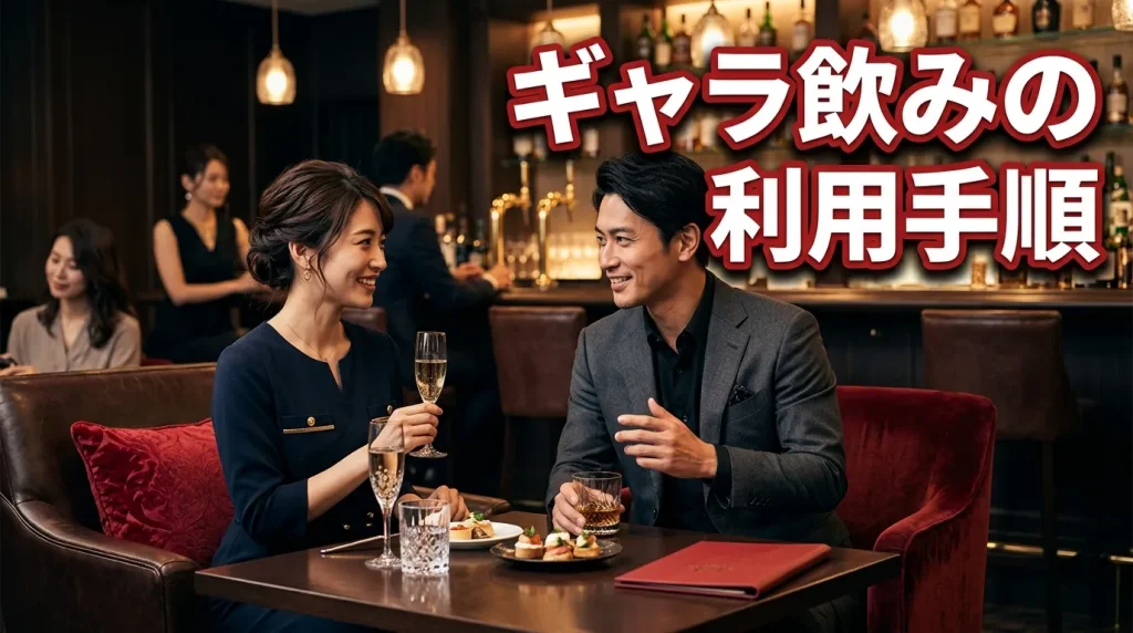 名古屋ギャラ飲みの利用手順 名古屋ギャラ飲みの利用手順