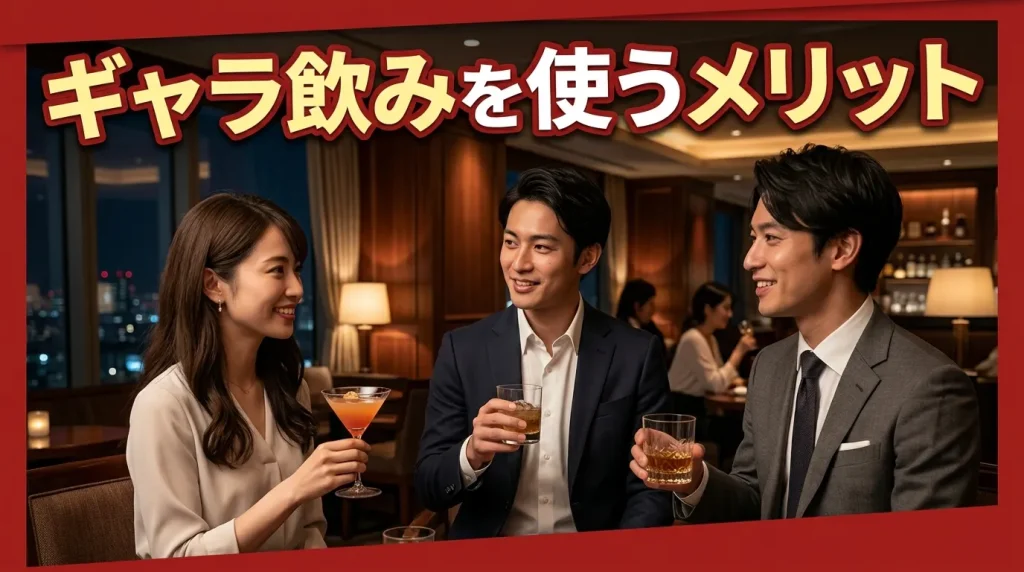 ギャラ飲みを使うメリット