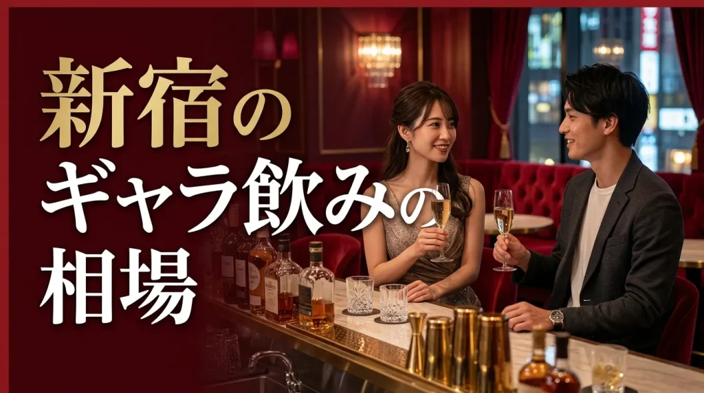 新宿のギャラ飲みの相場は?男女別の料金を解説 新宿のギャラ飲みの相場は?男女別の料金を解説