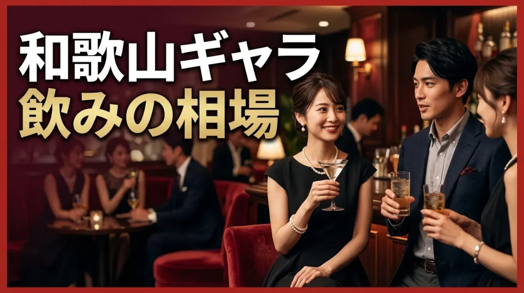 和歌山ギャラ飲みの相場はいくら?男女の料金を解説 和歌山ギャラ飲みの相場はいくら?男女の料金を解説