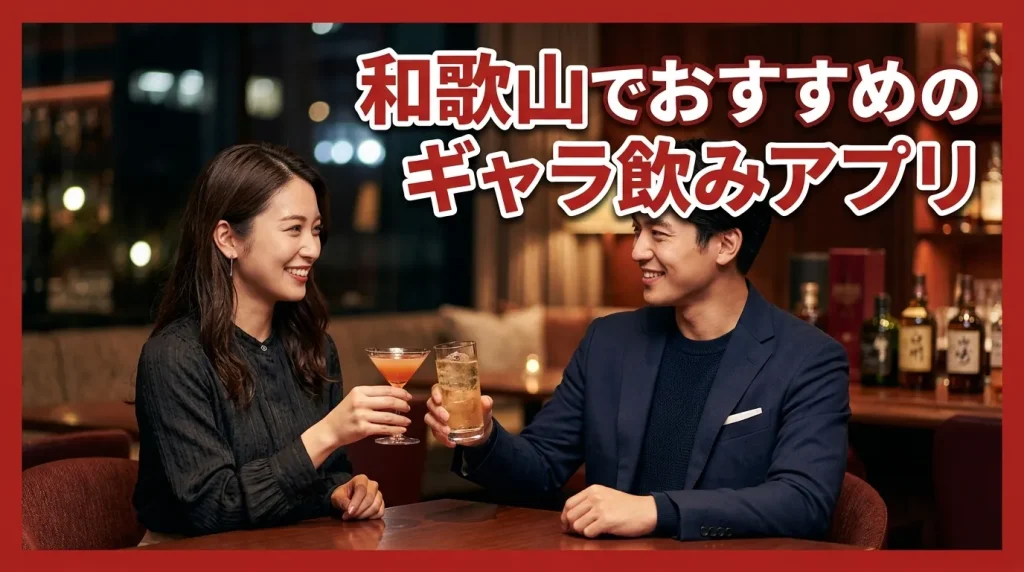 和歌山でおすすめのギャラ飲みアプリ5選 和歌山でおすすめのギャラ飲みアプリ5選