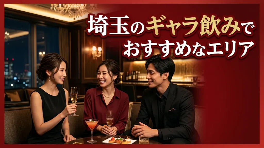 埼玉のギャラ飲みでおすすめな人気エリア3選