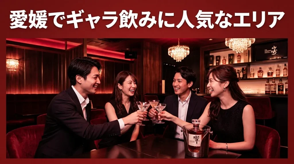 愛媛でギャラ飲みに人気なエリア2つ