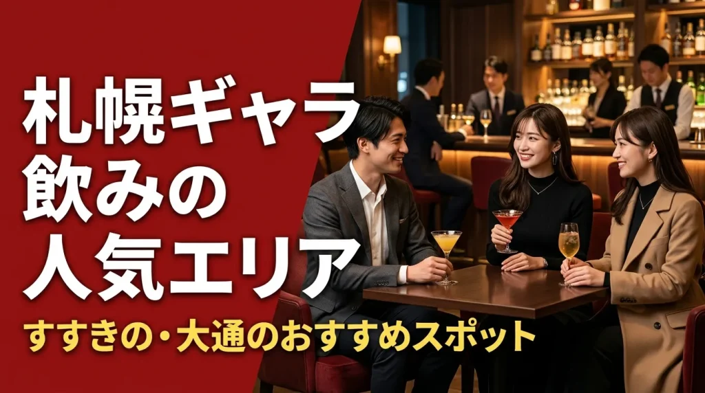 札幌ギャラ飲みの人気エリア