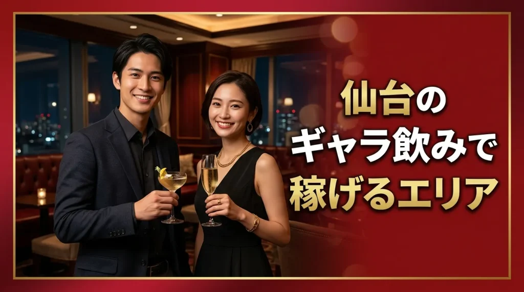 仙台のギャラ飲みで稼げるエリアおすすめ2選 仙台のギャラ飲みで稼げるエリアおすすめ2選