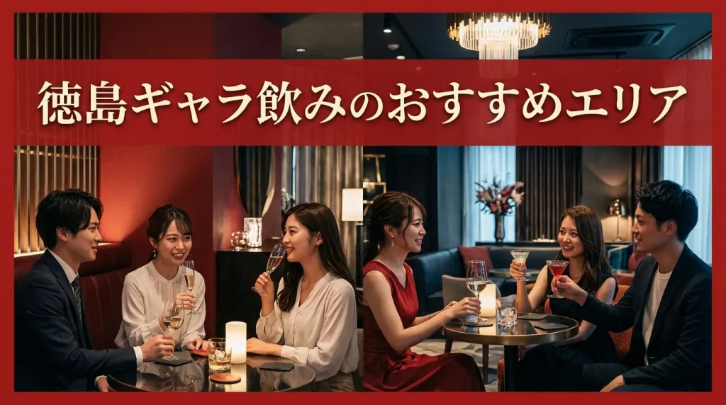 徳島ギャラ飲みのおすすめエリア2選 徳島ギャラ飲みのおすすめエリア2選