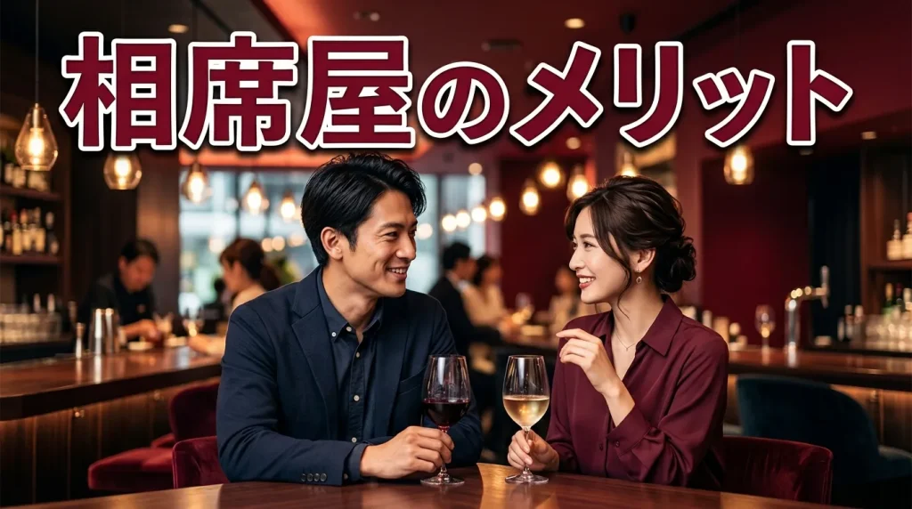 相席屋のメリット 相席屋のメリット