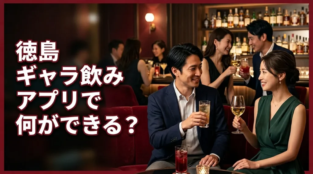 徳島ギャラ飲みアプリで何ができるの? 徳島ギャラ飲みアプリで何ができるの?