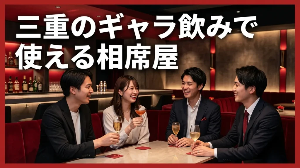 三重のギャラ飲みで使えるおすすめの相席屋3選