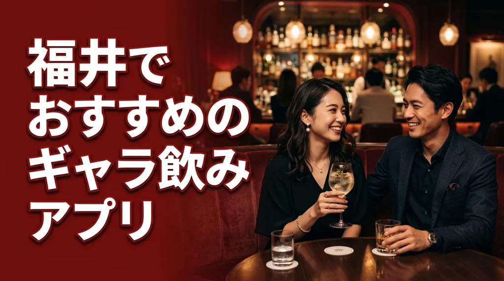福井でおすすめのギャラ飲みアプリ5選 福井でおすすめのギャラ飲みアプリ5選