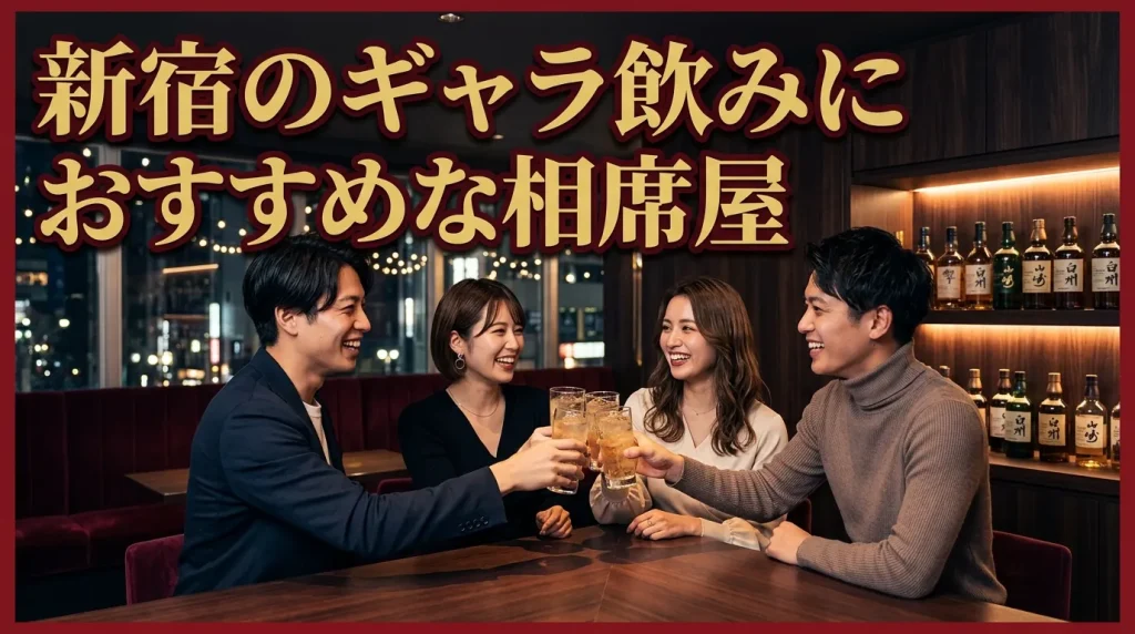 新宿のギャラ飲みにおすすめな相席屋2選 新宿のギャラ飲みにおすすめな相席屋2選
