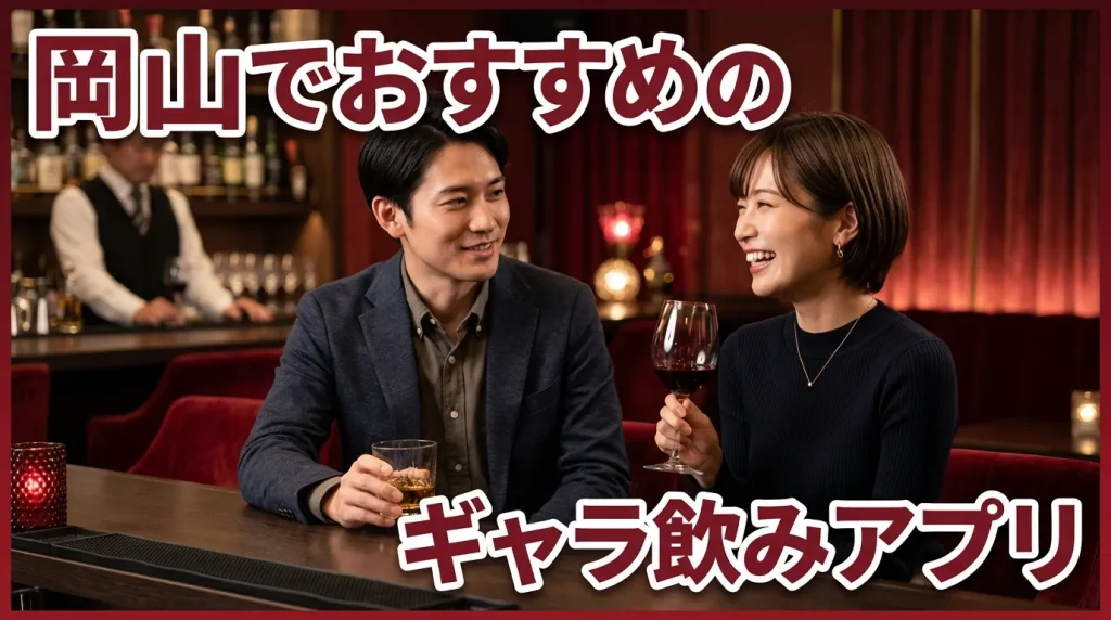 岡山でおすすめのギャラ飲みアプリ5選 岡山でおすすめのギャラ飲みアプリ5選
