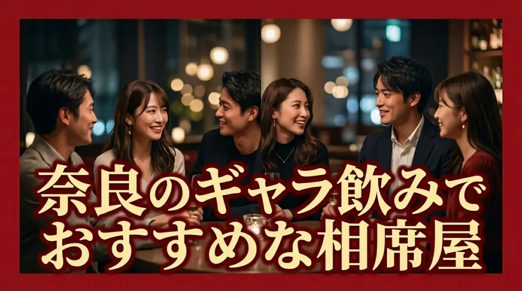 奈良のギャラ飲みでおすすめな相席屋3選
