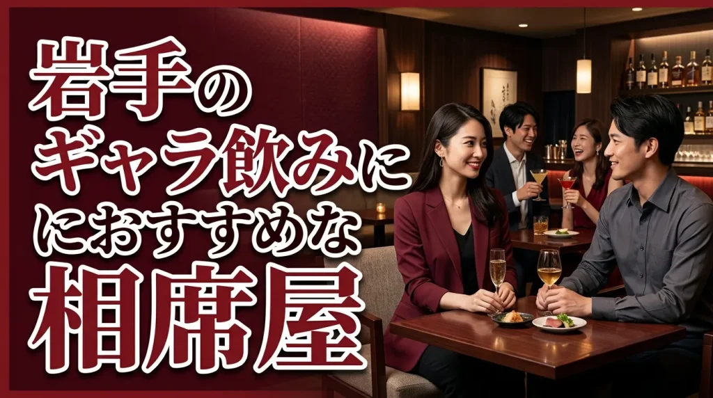 岩手のギャラ飲みにおすすめな相席屋2選