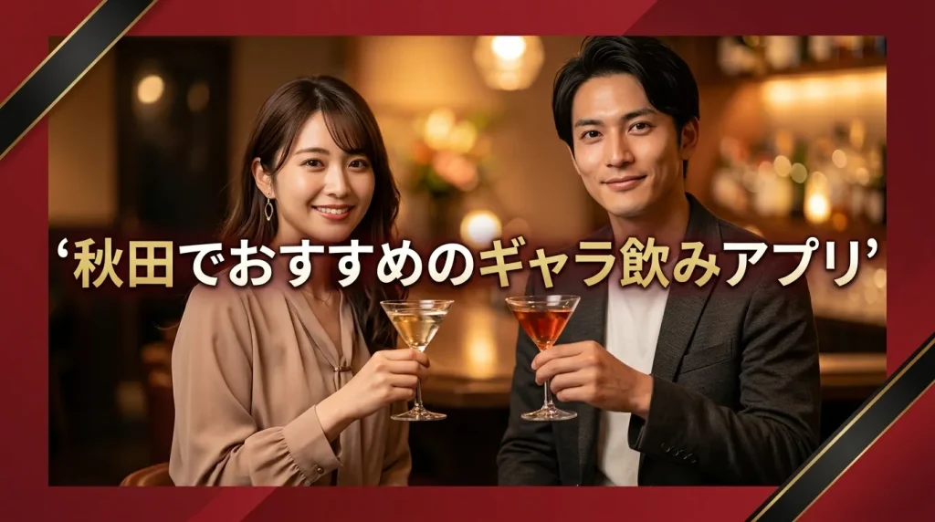 秋田でおすすめのギャラ飲みアプリ5選 秋田でおすすめのギャラ飲みアプリ5選