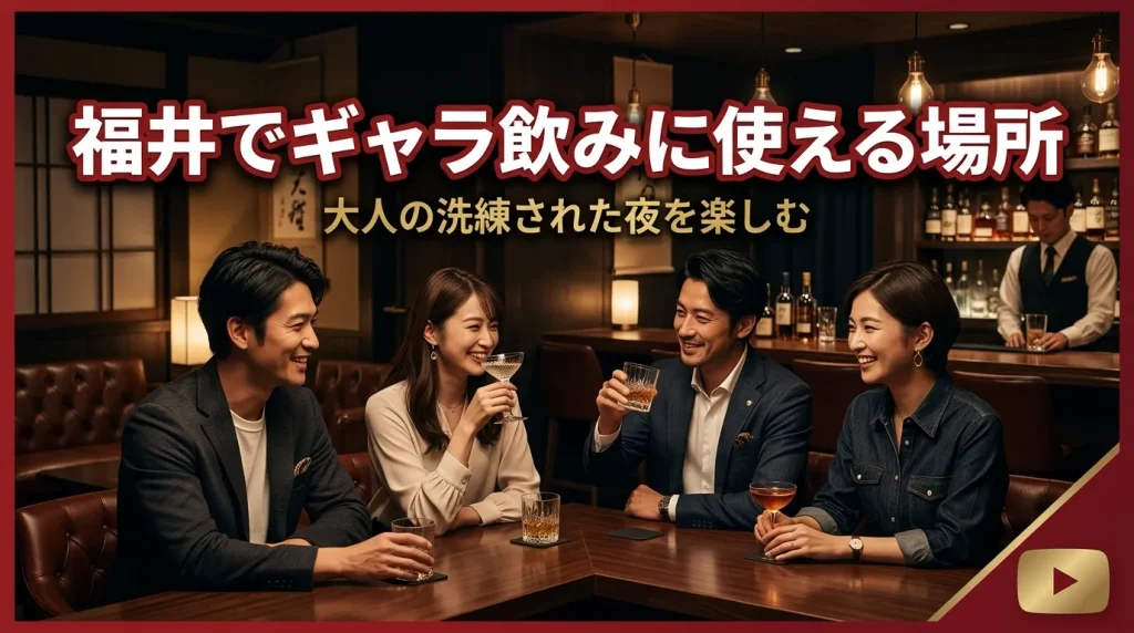 福井でギャラ飲みにも使える場所は?失敗しない5選 福井でギャラ飲みにも使える場所は?失敗しない5選