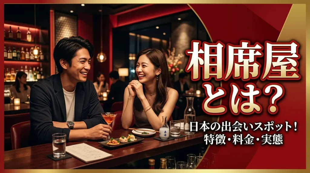 「相席屋」と相席ラウンジ、相席居酒屋との違い 「相席屋」と相席ラウンジ、相席居酒屋との違い