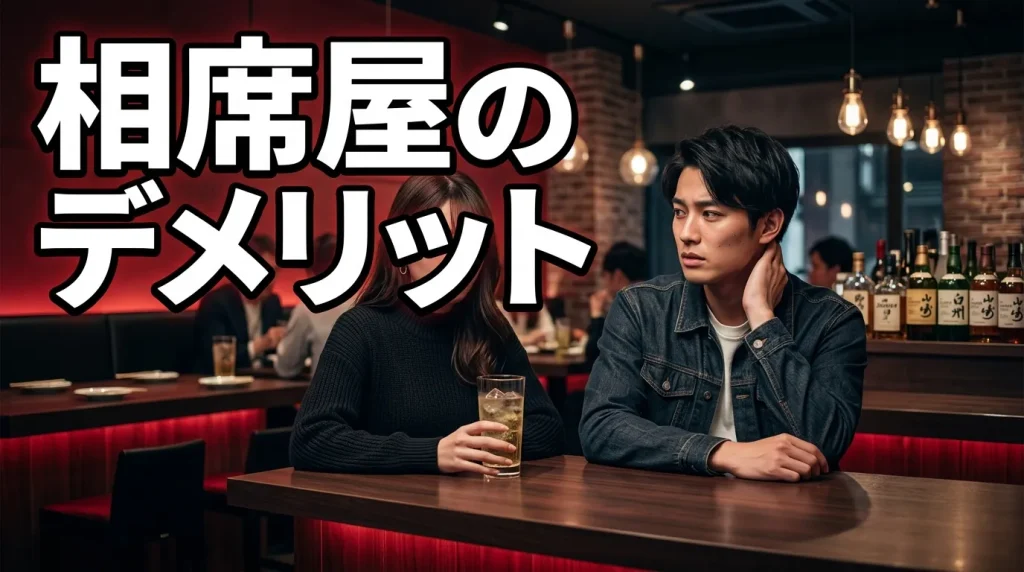 相席屋のデメリット 相席屋のデメリット