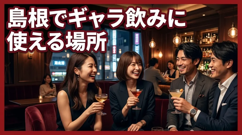 島根でギャラ飲みにも使える場所を5つ紹介！