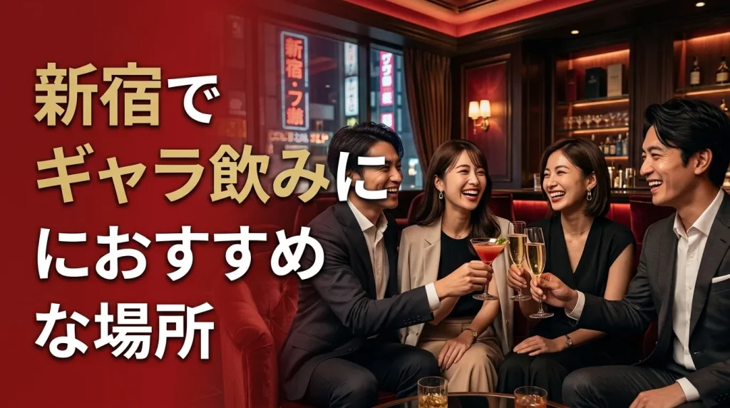 新宿でギャラ飲みにおすすめな場所5選!失敗しないお店を解説 新宿でギャラ飲みにおすすめな場所5選!失敗しないお店を解説