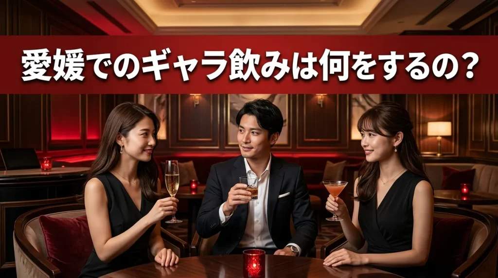 愛媛でのギャラ飲みは何をするの？実際どう？