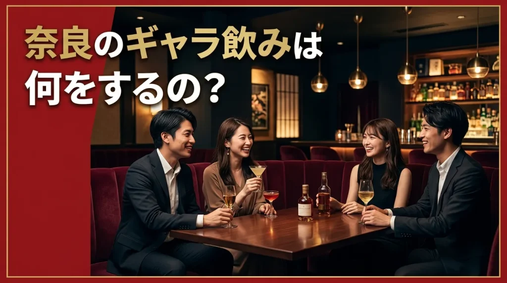 奈良のギャラ飲みは何をするの？