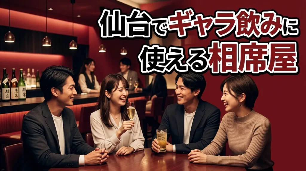 仙台でギャラ飲みに使える相席屋・相席ラウンジ1選 仙台でギャラ飲みに使える相席屋・相席ラウンジ1選