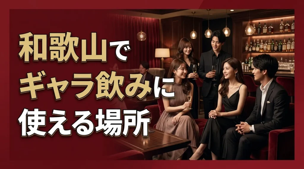 和歌山でギャラ飲みに使える場所を4選 和歌山でギャラ飲みに使える場所を4選