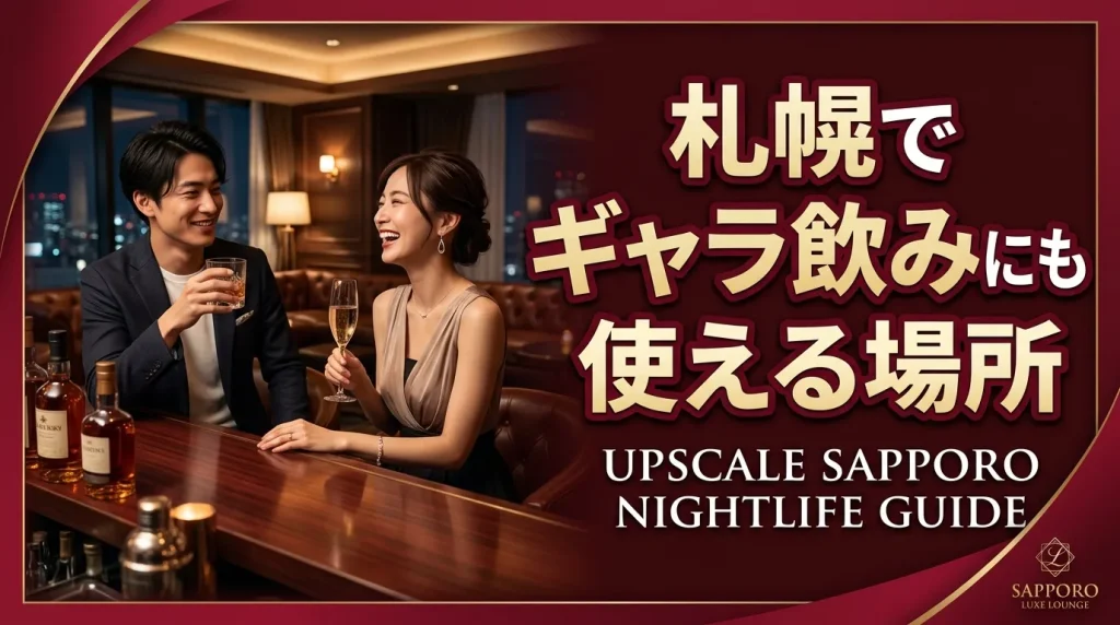 札幌でギャラ飲みにも使える場所を5つを厳選