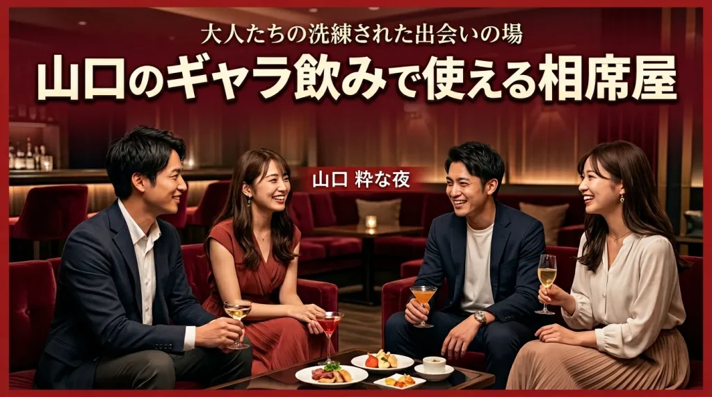 山口のギャラ飲みで使える相席屋3選!失敗しないスポット 山口のギャラ飲みで使える相席屋3選!失敗しないスポット