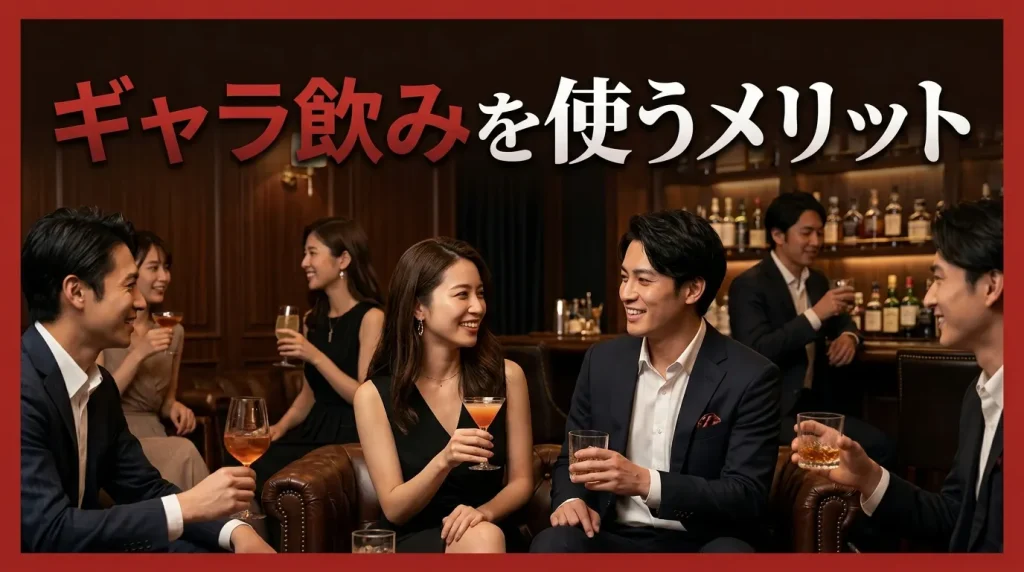 ギャラ飲みを使うメリット ギャラ飲みを使うメリット