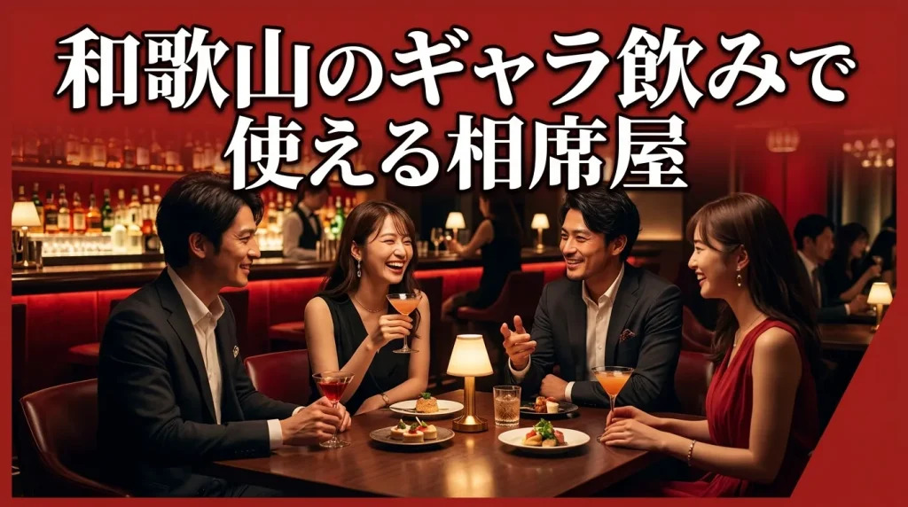 和歌山のギャラ飲みで使える相席屋おすすめ3選 和歌山のギャラ飲みで使える相席屋おすすめ3選
