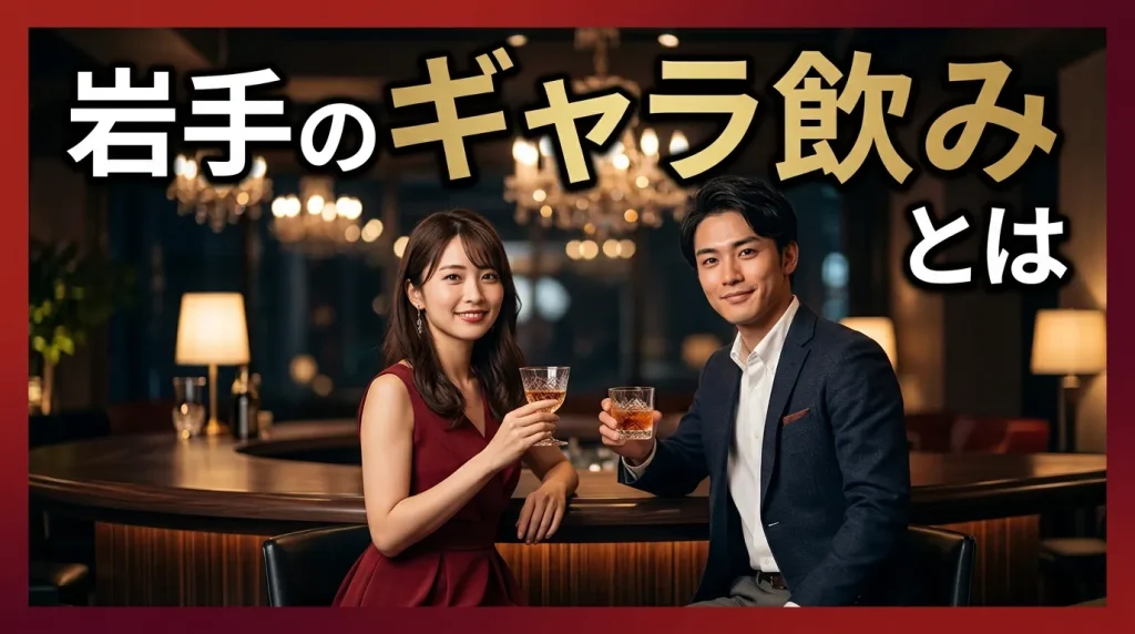岩手のギャラ飲みとは？ギャラ飲みは何をする？
