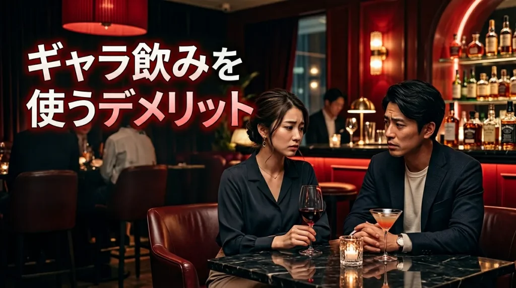 ギャラ飲みを使うデメリット