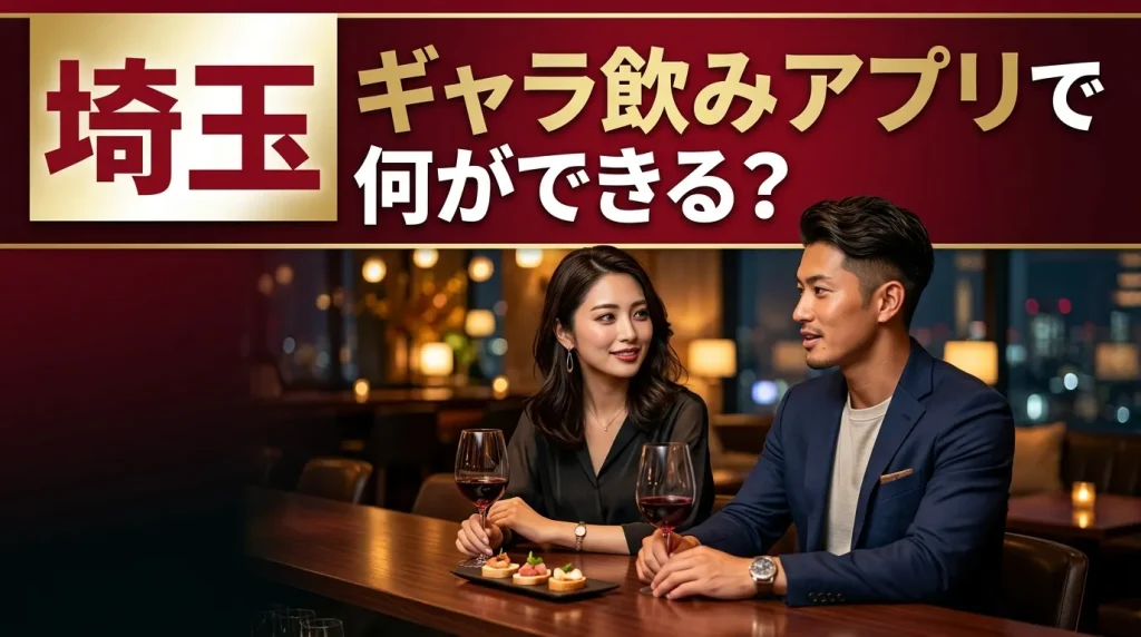 埼玉ギャラ飲みアプリで何ができるの？