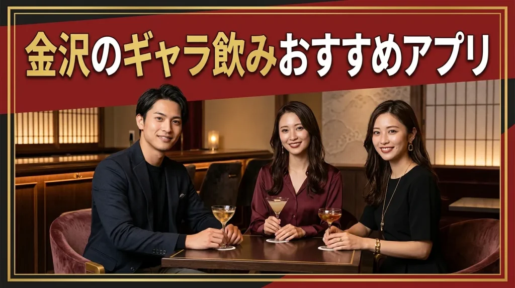 金沢のギャラ飲みアプリおすすめ5選