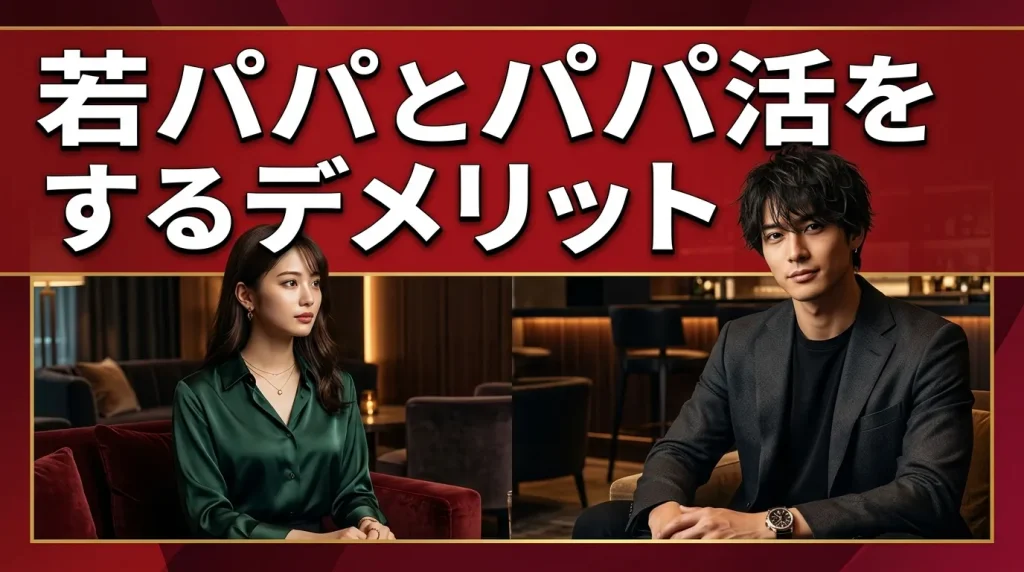 20代の若パパとパパ活をするデメリット