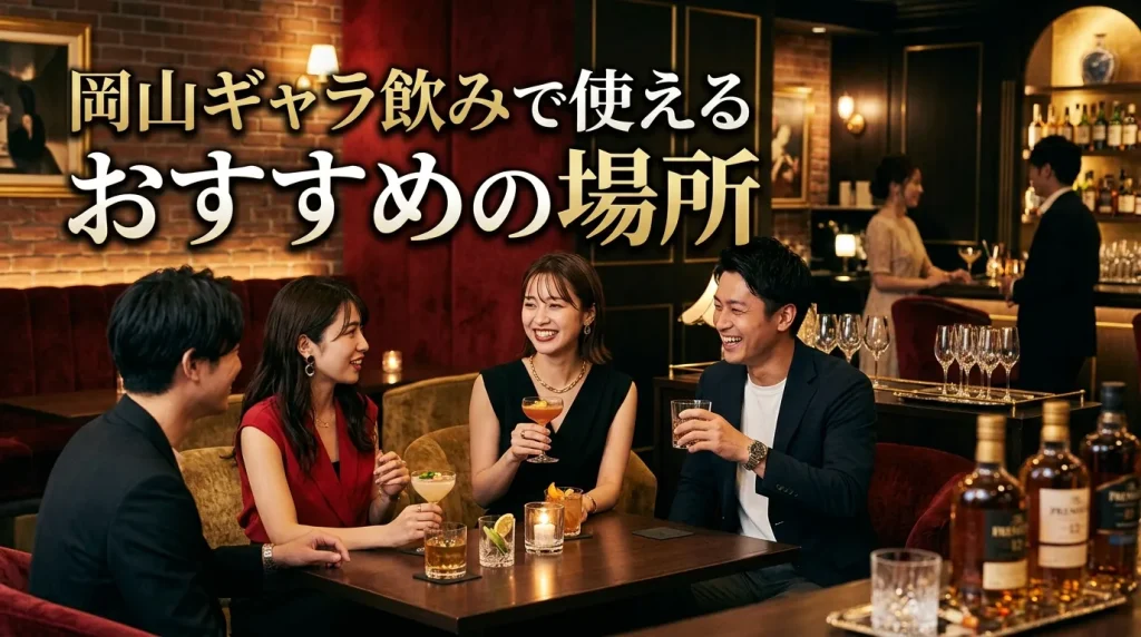 岡山のギャラ飲みで使えるおすすめの場所5選 岡山のギャラ飲みで使えるおすすめの場所5選