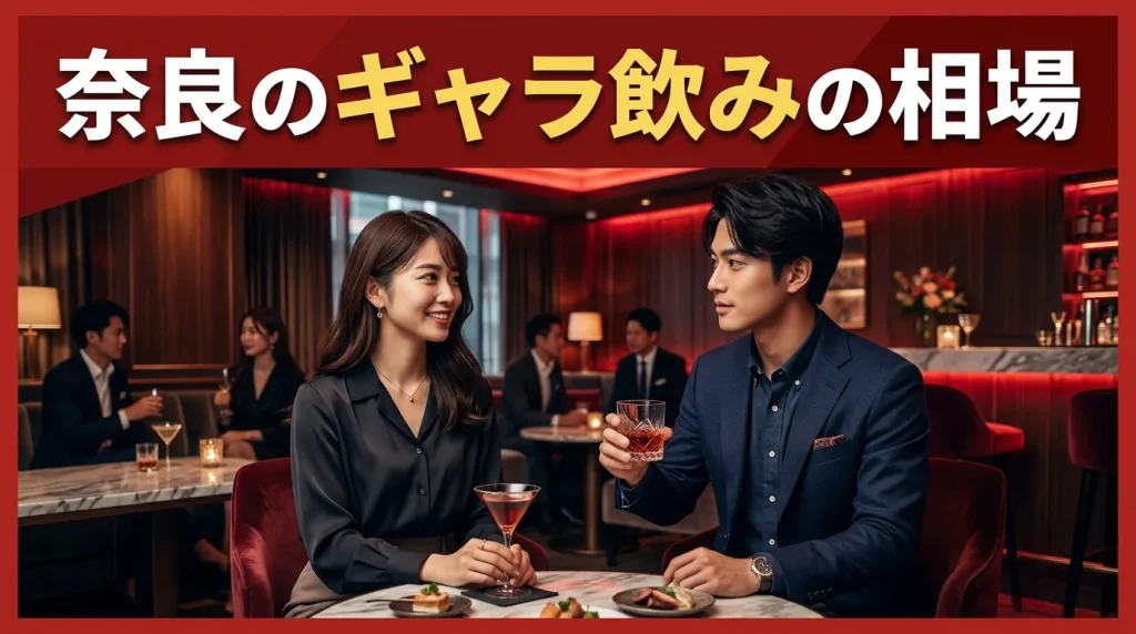 奈良でギャラ飲みをするなら相場はいくら？男女別の料金を解説