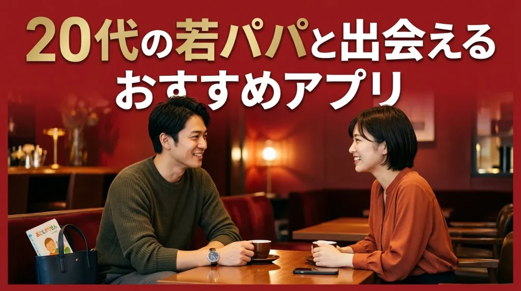 20代の若パパと出会えるアプリ・サイトおすすめ6選の比較・一覧表